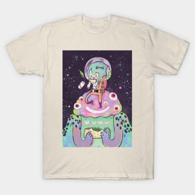 Space Taco T-Shirt by kurilord